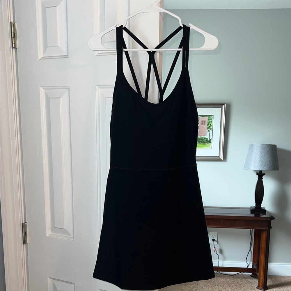 Black athletic  Sleeveless Dress